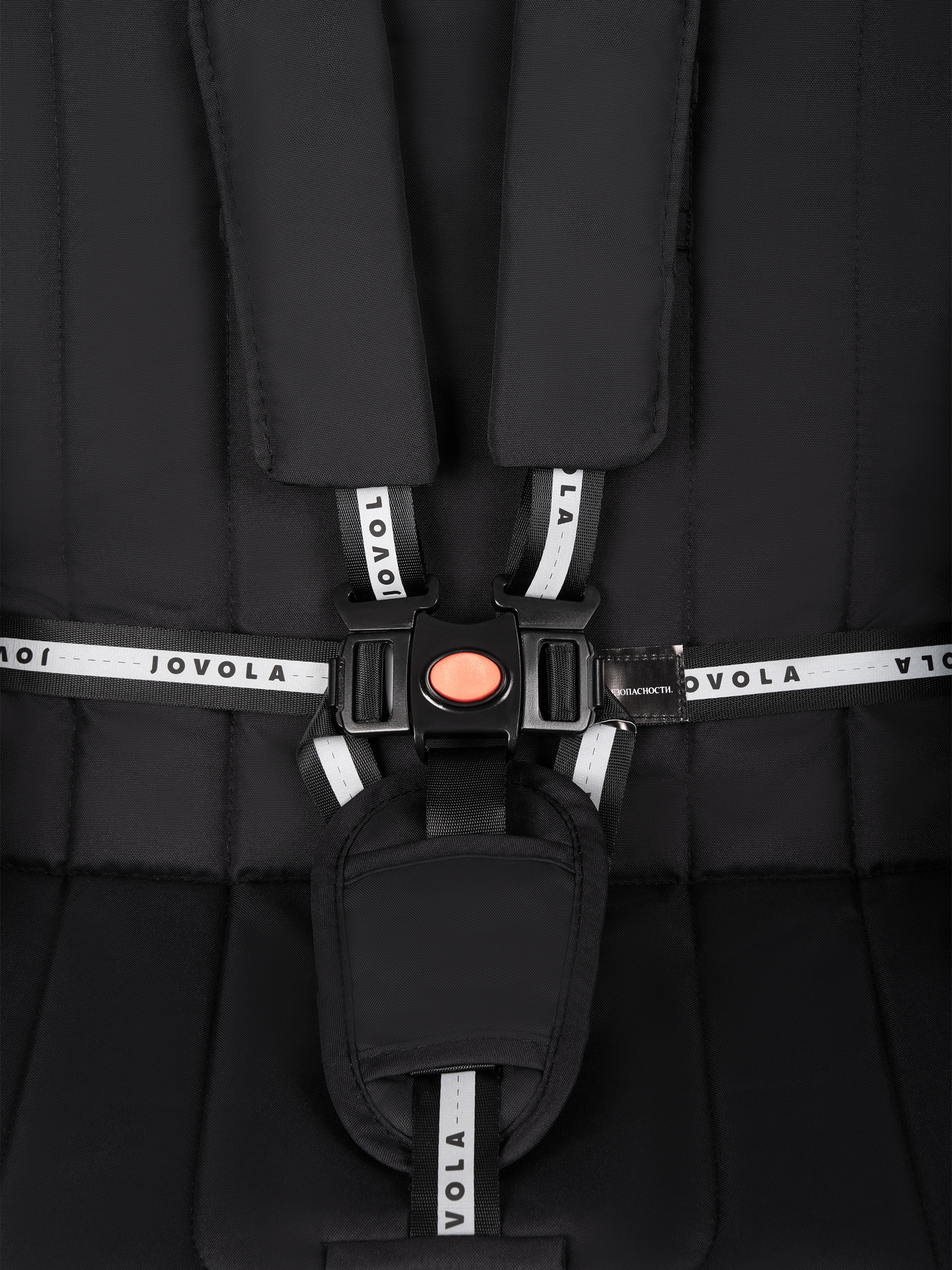 Коляска прогулочная JOVOLA Magma Plus черный - фото 40