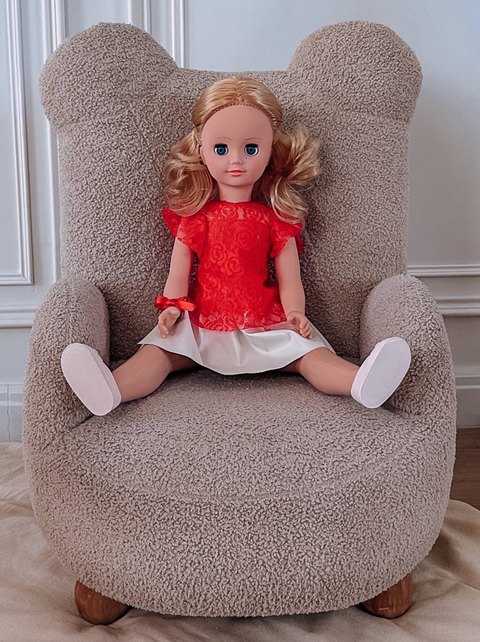 Кукла большая (ростовая) СТРАНА КУКОЛ говорящая Влада высота 60 см 17-C-7 - фото 14
