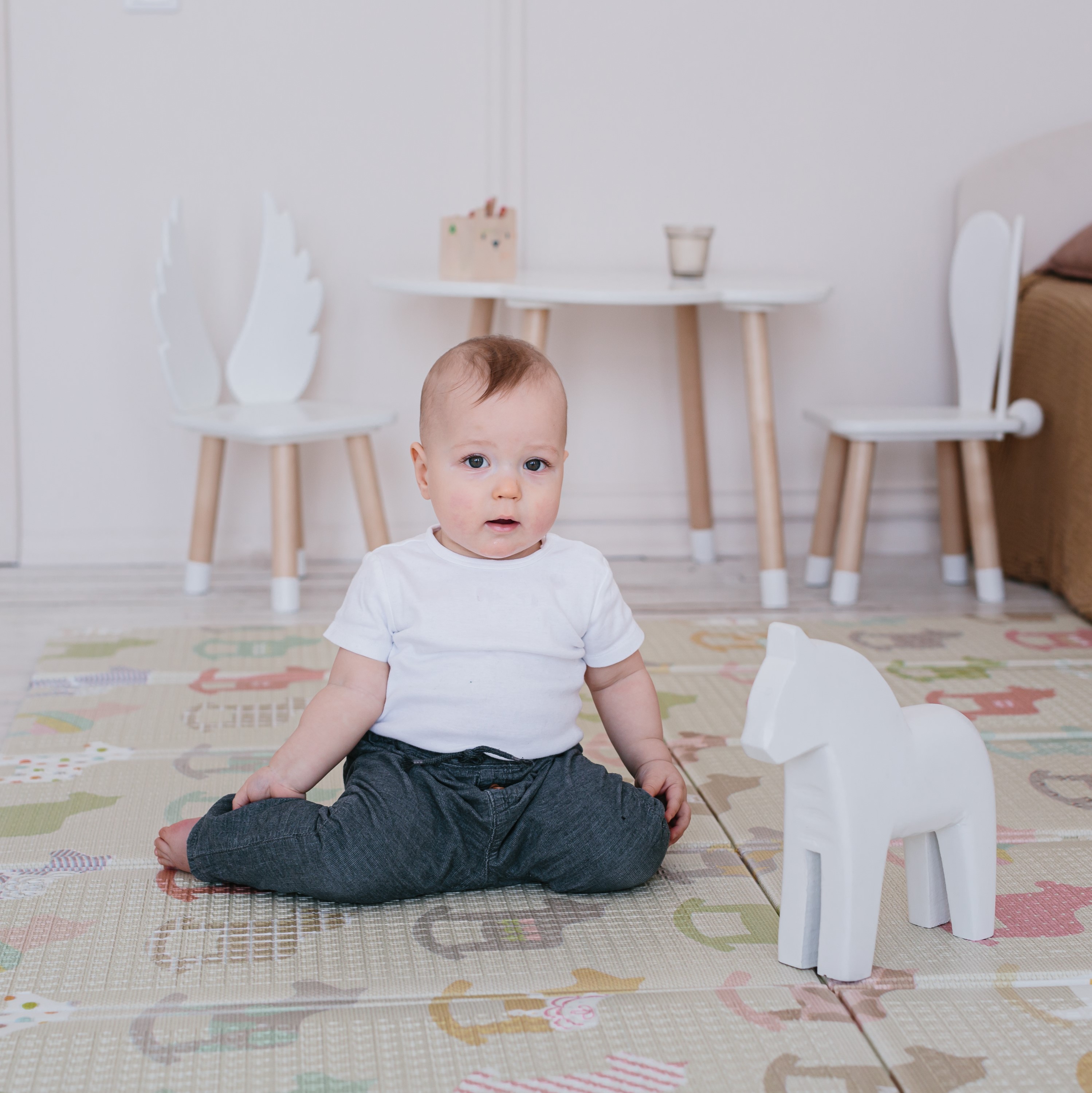 Детский складной коврик Parklon Деревянные лошадки 140 x 200 см - фото 9