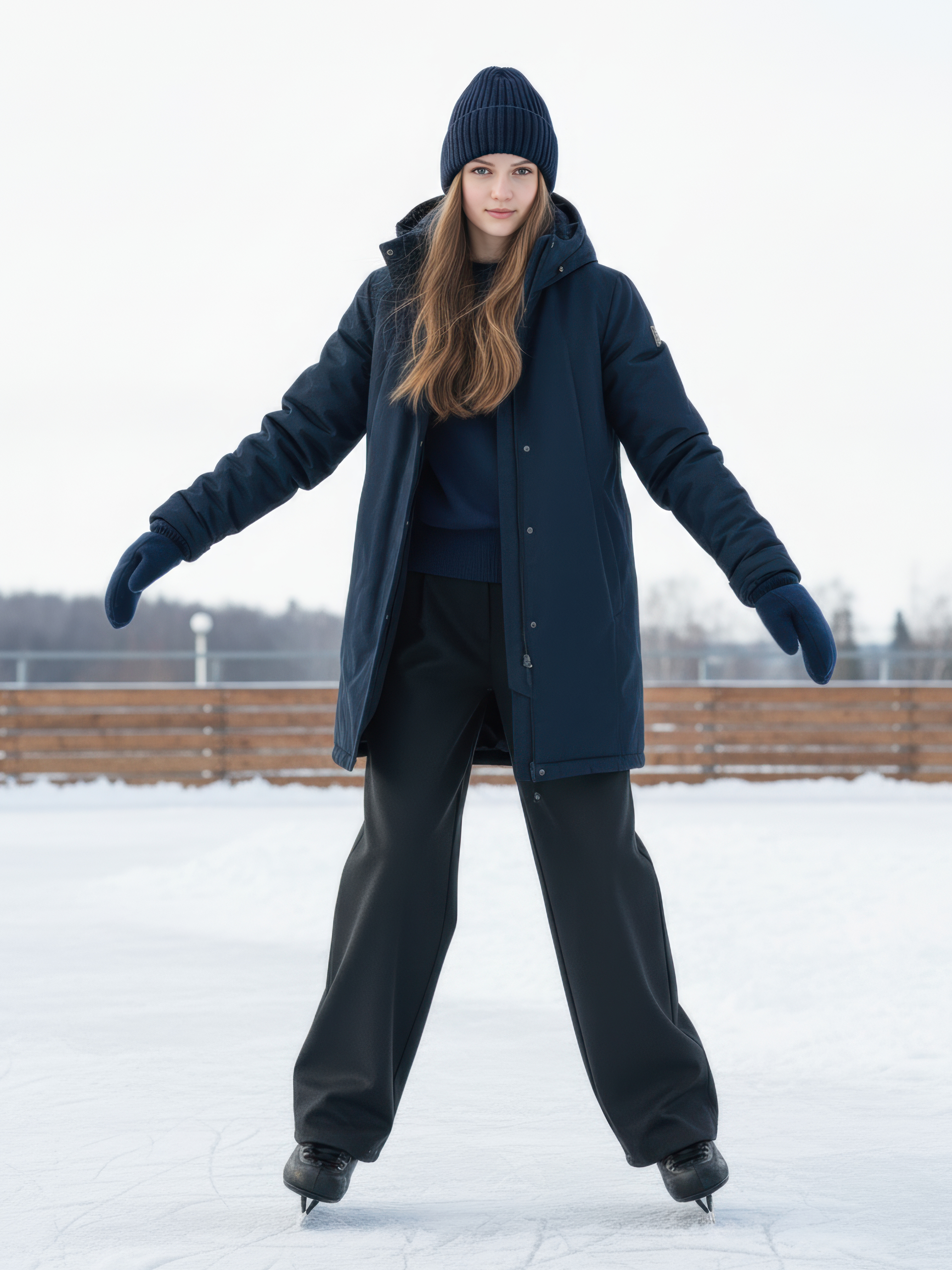 Брюки-палаццо СИНЯЯ МОДА WF1012B-H39 - фото 13