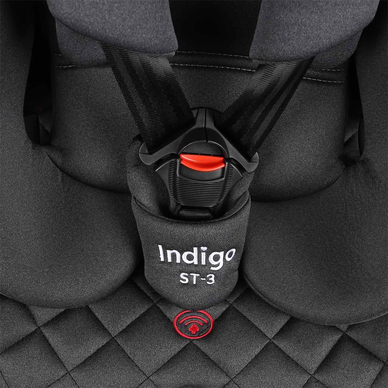 Автокресло Indigo Aero Isofix 0+/1/2/3 (0-36 кг) красный - фото 19