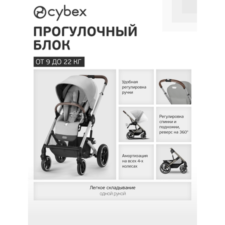 Коляска 3в1 Cybex Balios S Lux 3в1 2025