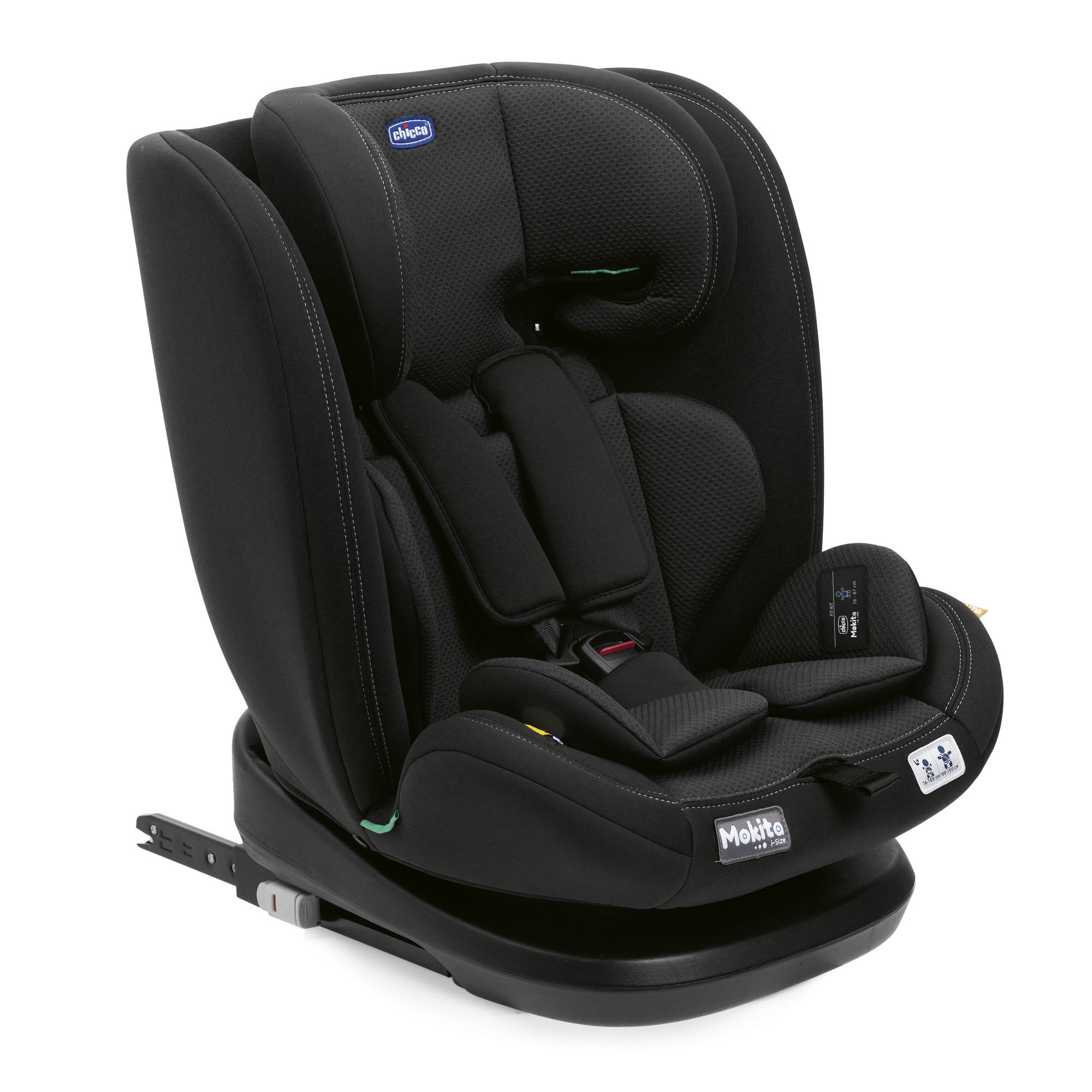 Автокресло Chicco Isofix 1/2/3 (9-36 кг) черный - фото 1