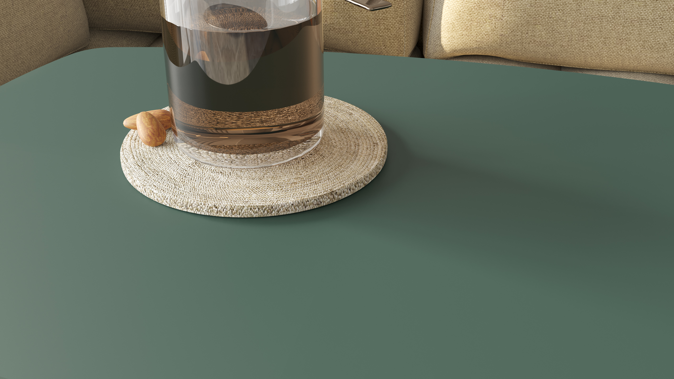 Стол придиванный КАЛИФОРНИЯ МЕБЕЛЬ Дей колор Зеленый - фото 4