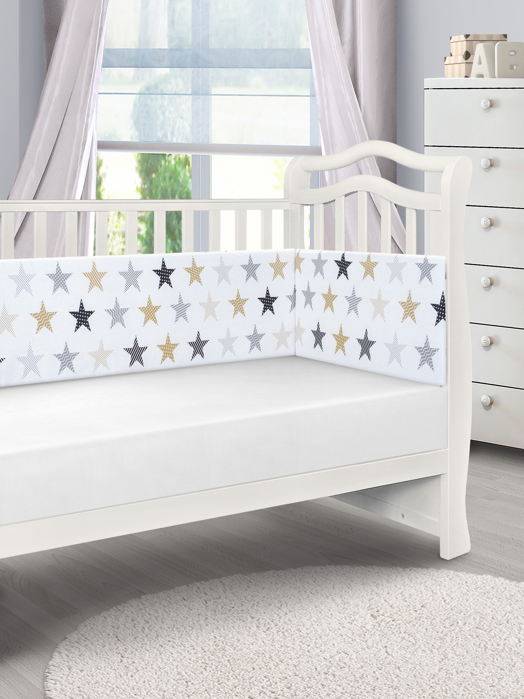 Бортик FunEcotex Звезды 4 дет. - фото 1