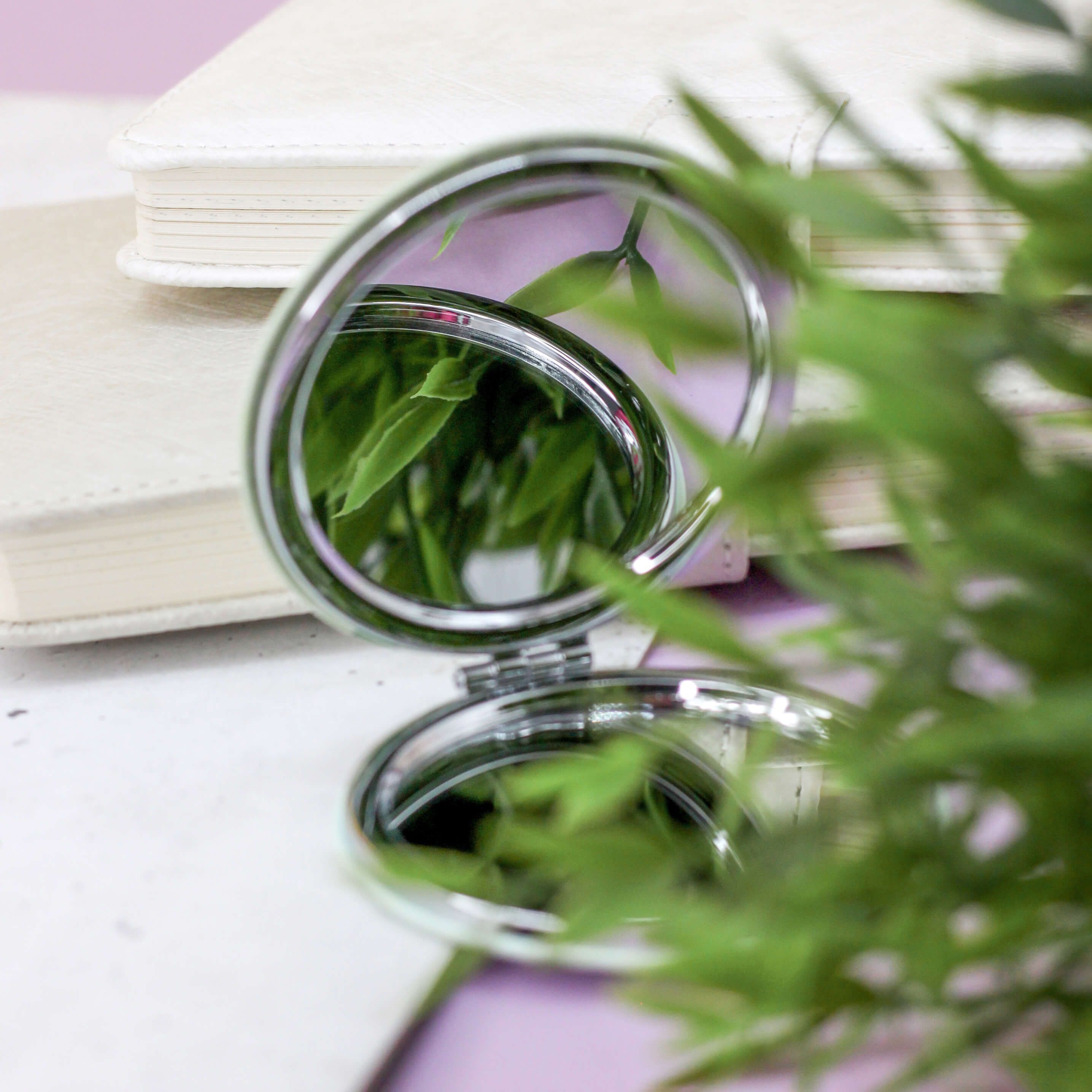 Зеркало iLikeGift Smile avocado карманное - фото 4