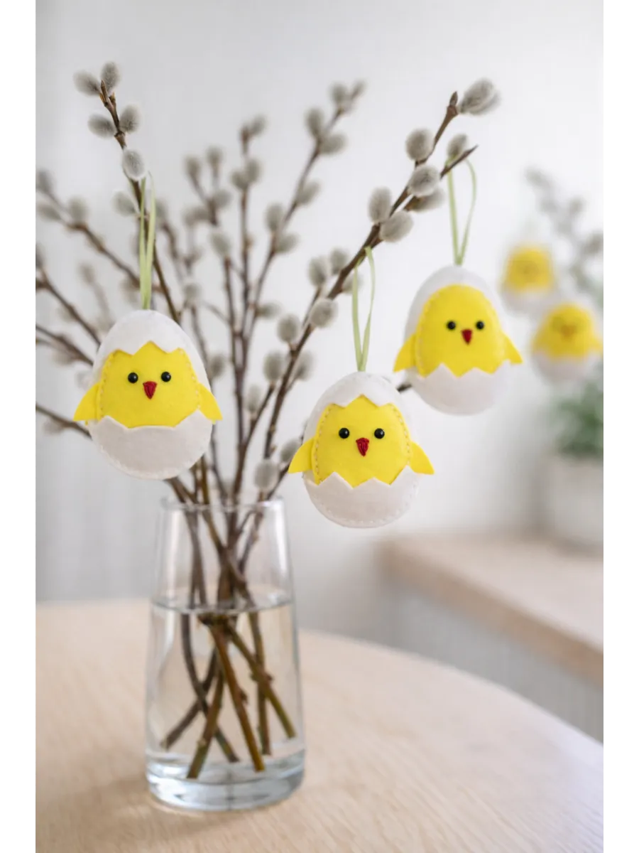 Набор для творчества HappyLine шитье Цыплята-малышата - фото 5