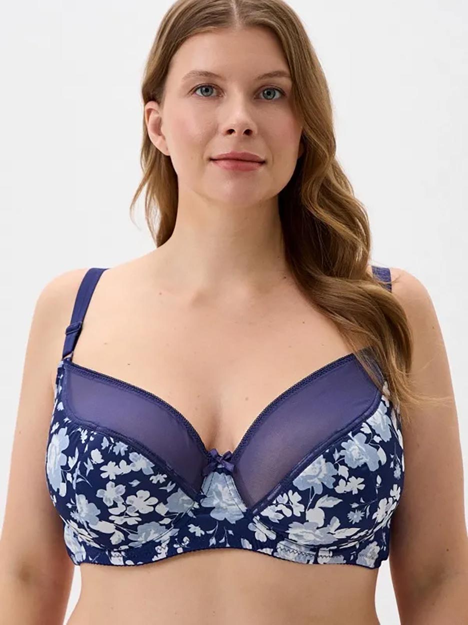 Бюстгальтер Настроение женщины L00003/СИН - фото 1