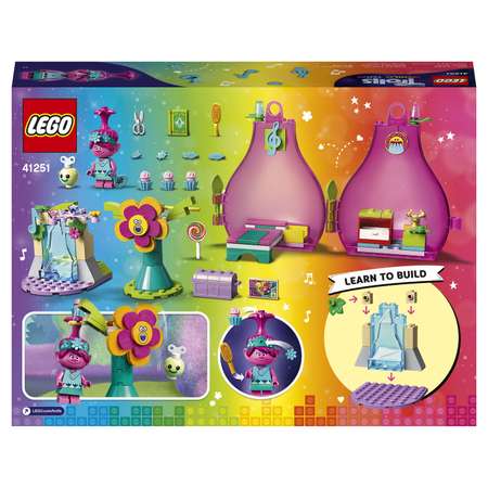 Конструктор LEGO Trolls Домик-бутон Розочки блочный