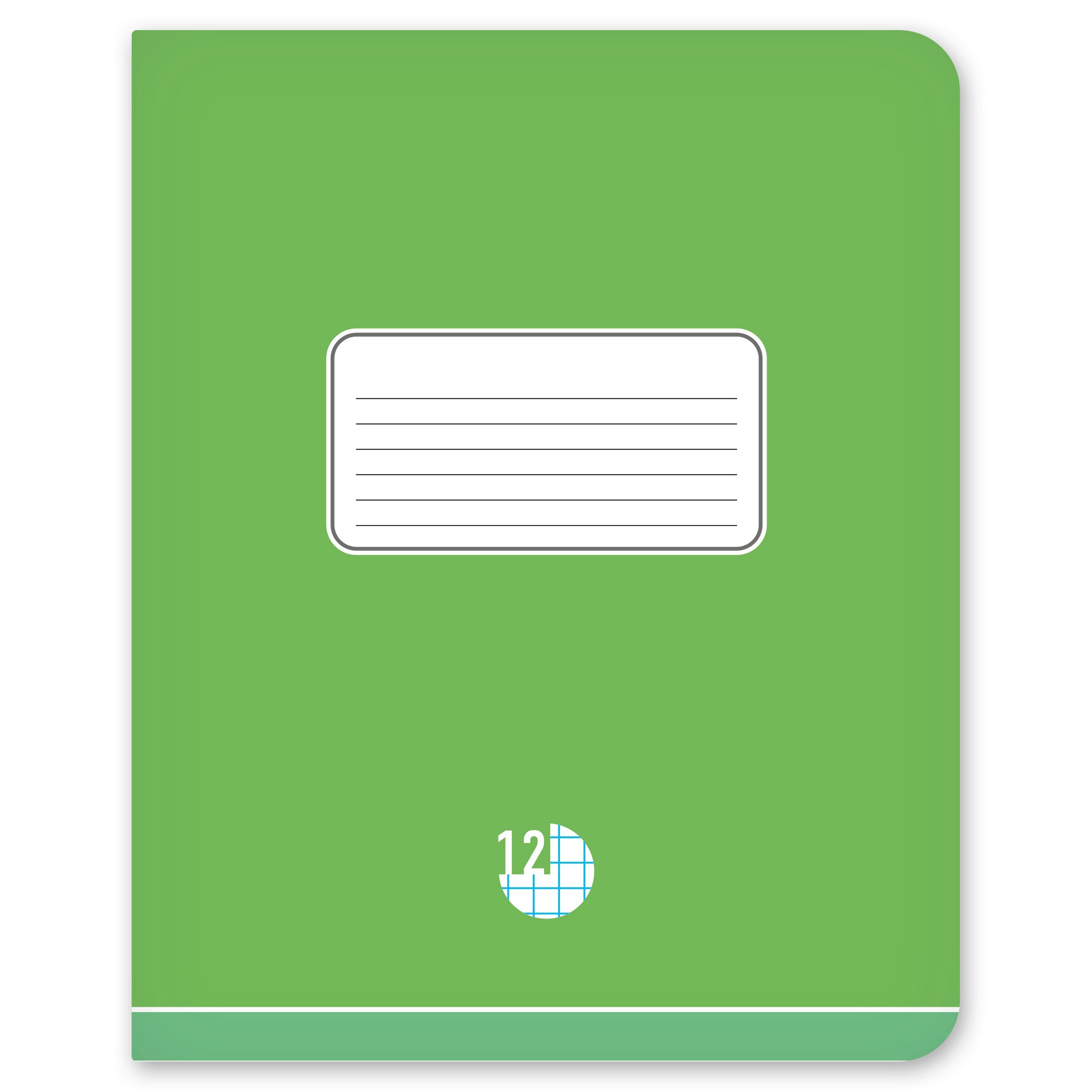 Тетрадь Полиграф Принт клетка 12 лист. в ассортименте - фото 4