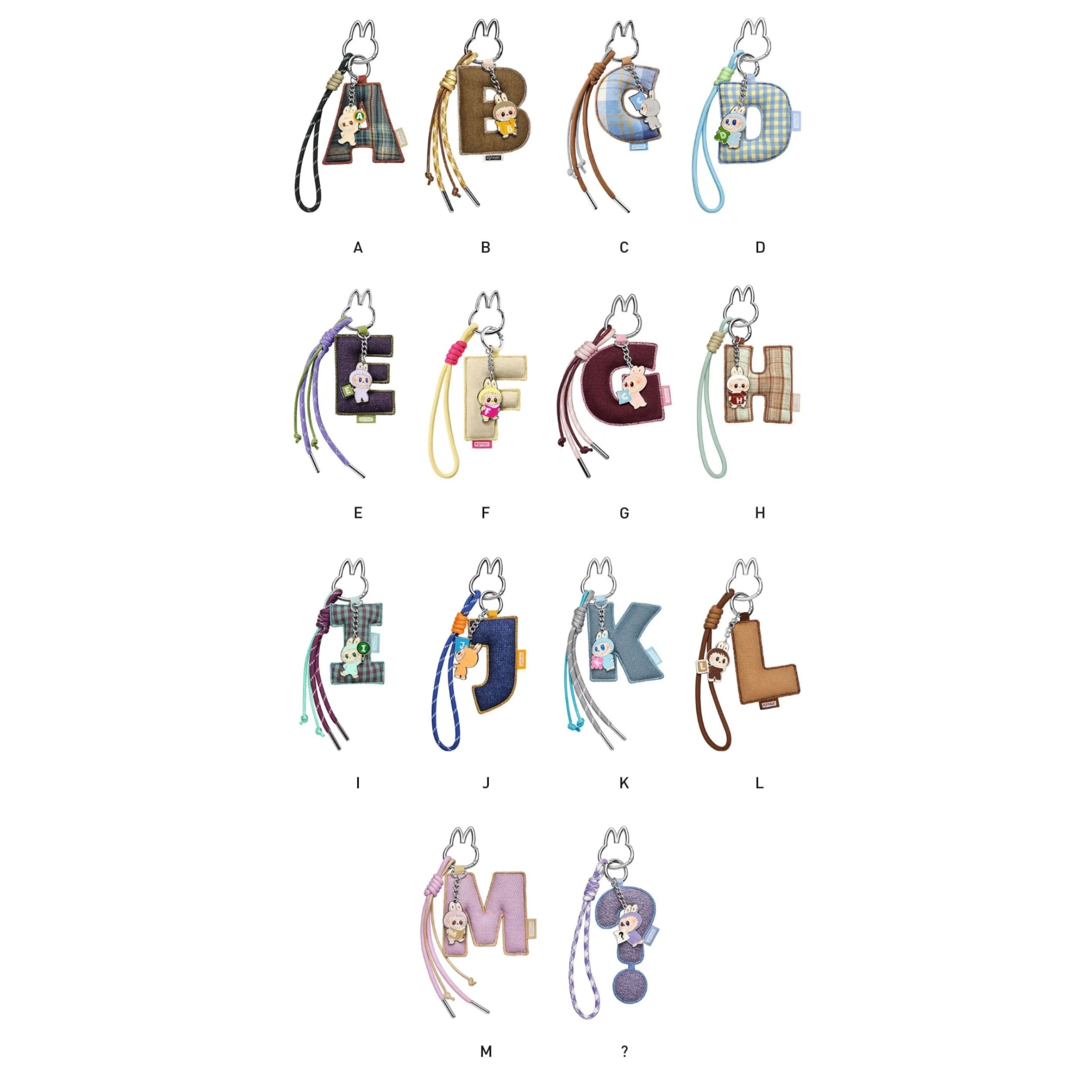 Брелок POP MART Letters Pin for Love A-M - фото 3