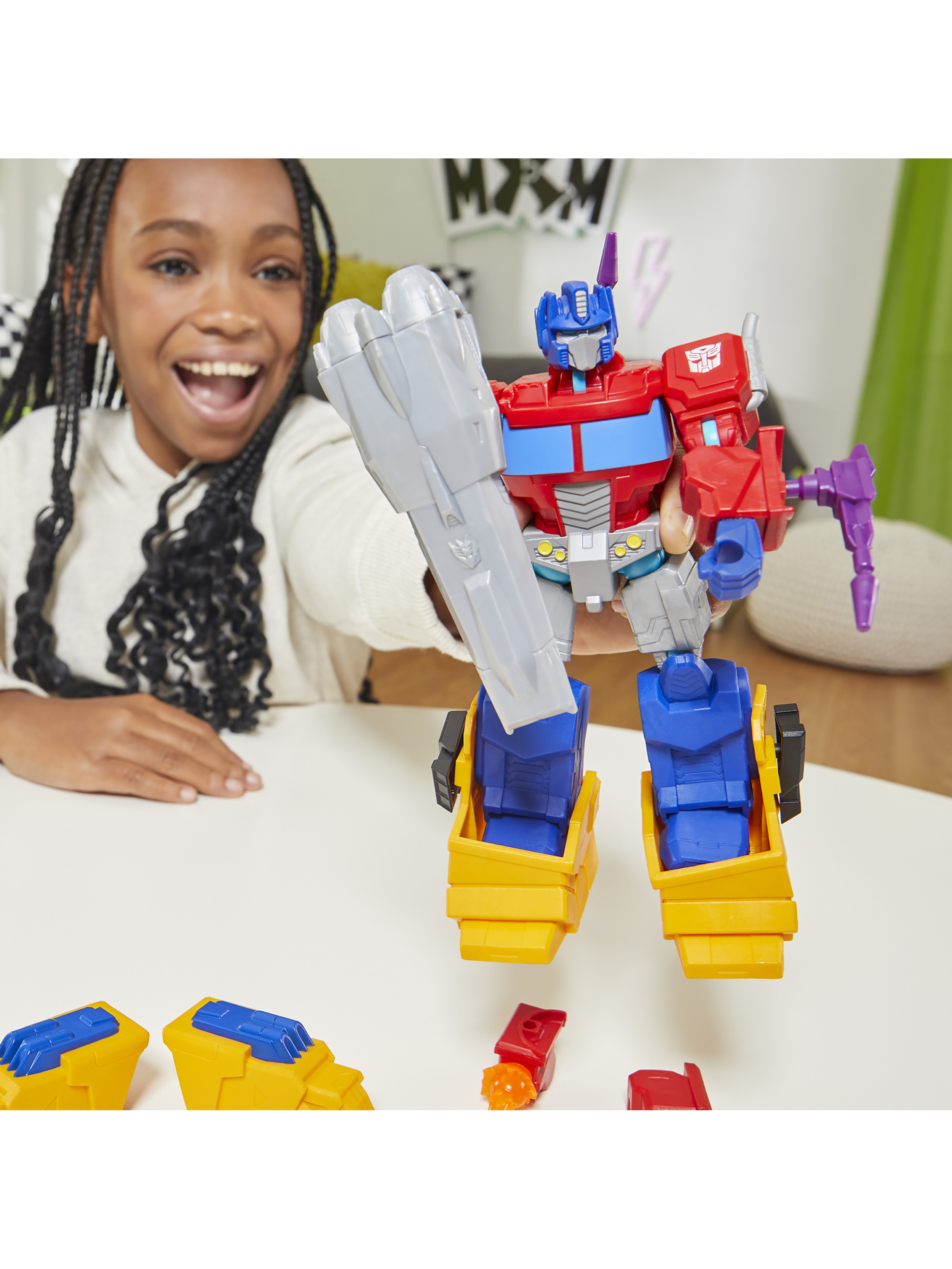 Фигурка Hasbro Делюкс MixMashers OptimusPrime - фото 8
