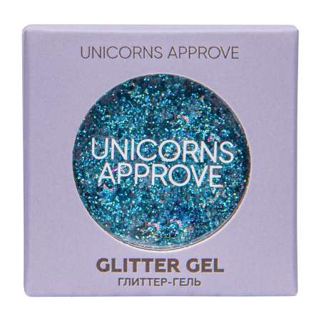 Глиттер-гель для лица и тела UNICORNS APPROVE Barney LTA020887