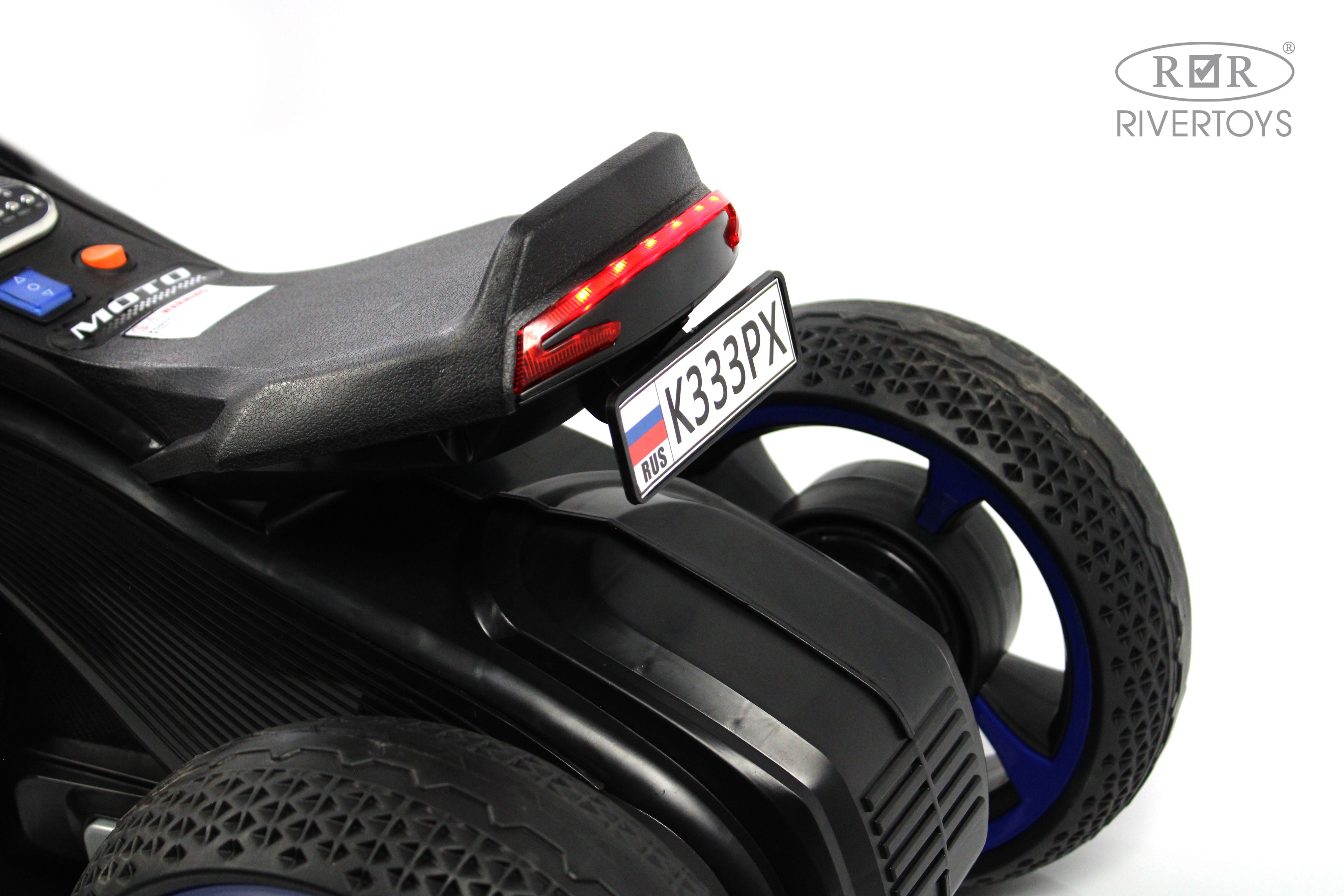 Электромобиль RIVERTOYS K333PX-BLACK - фото 14