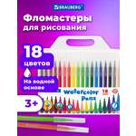 Фломастеры Brauberg 18 шт.