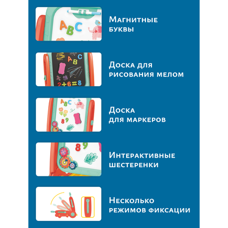 Магнитно-меловая доска bonbela