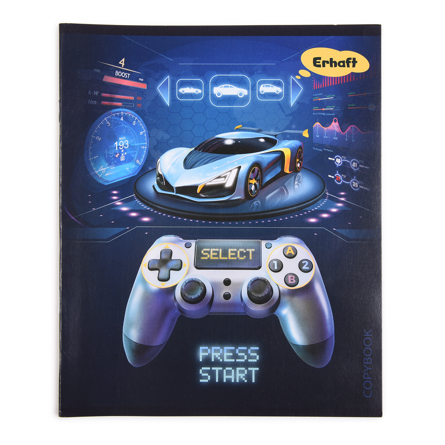 Тетрадь Erhaft линейка 12 лист. - фото 1