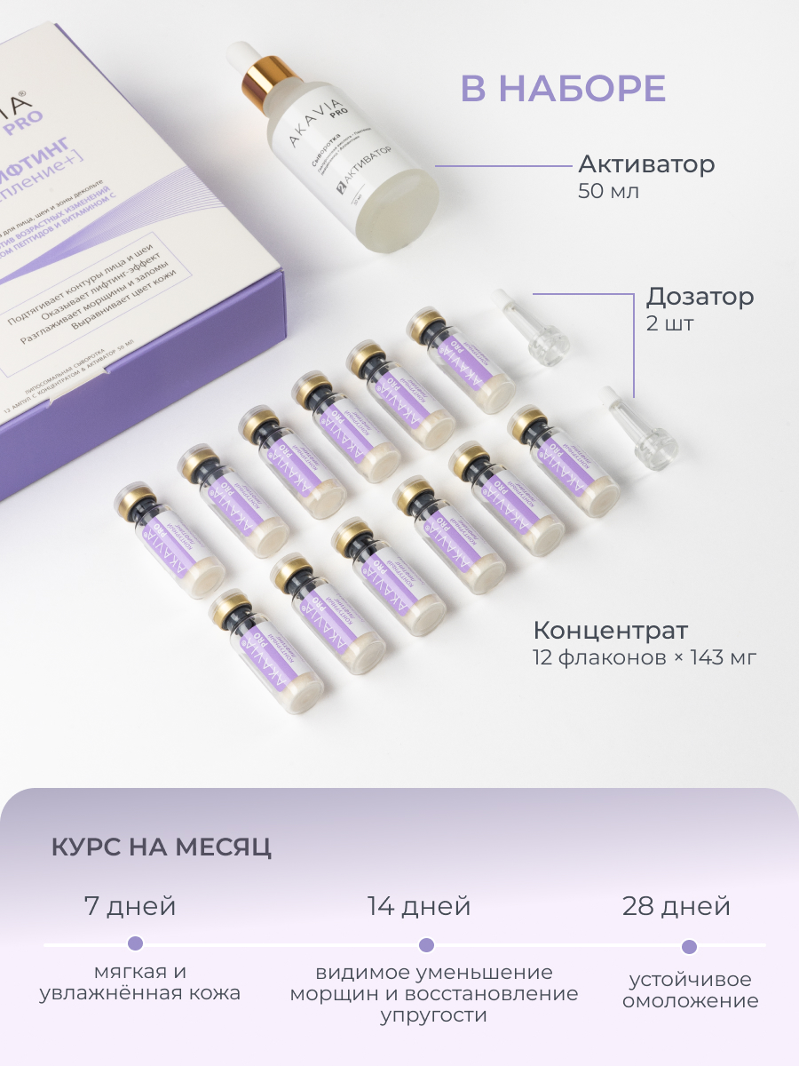 Сыворотка АКАВИЯ Для лица, шеи и зоны декольте - фото 2