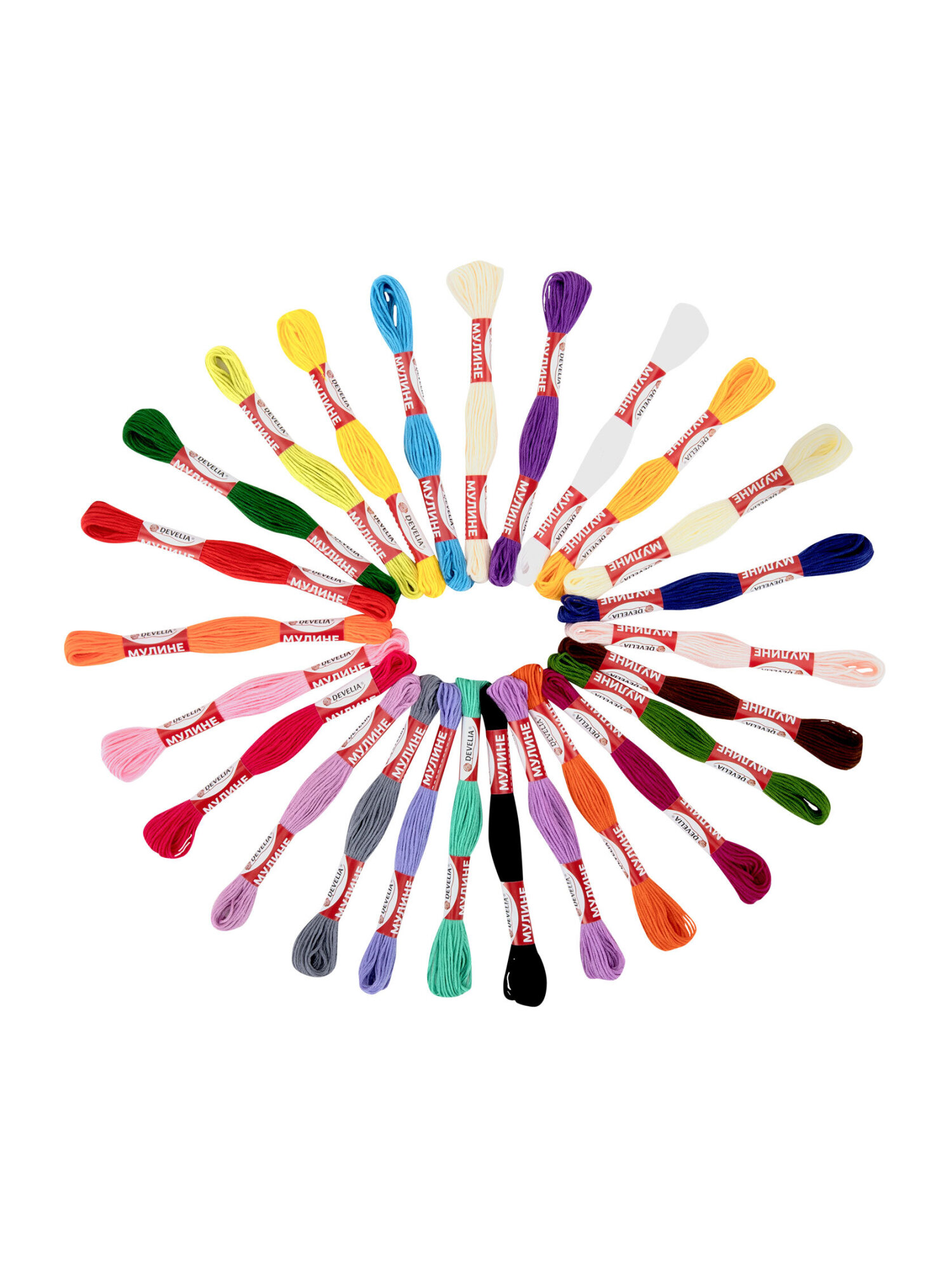 Набор для творчества Develia вышивание 25 цветов - фото 9