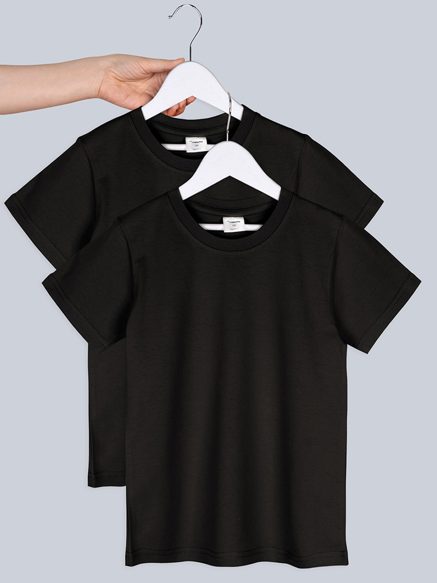 Футболка HappyFox HF5501N2черный2 - фото 1