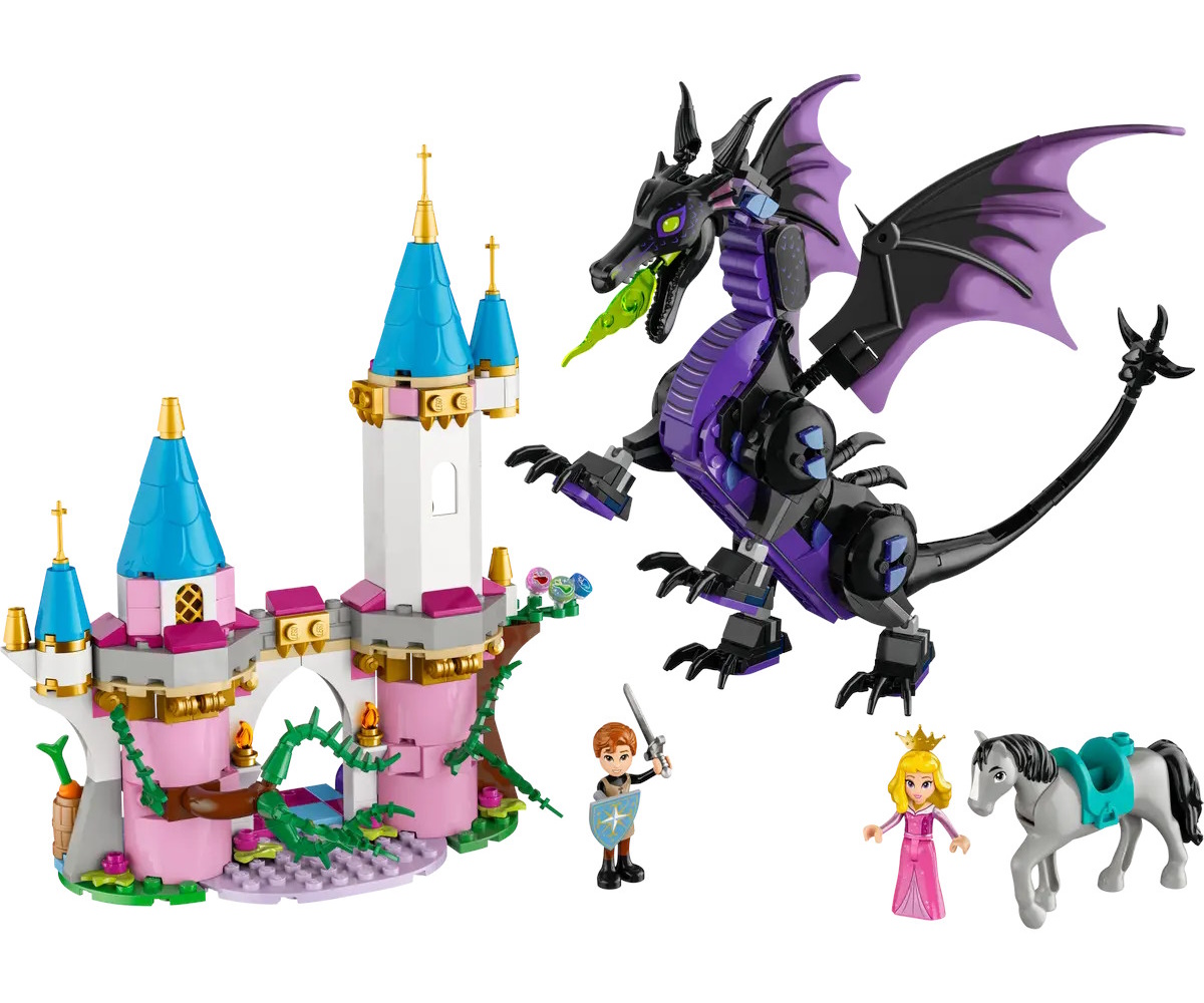 Конструктор LEGO Disney Princess Форма дракона Малефисенты блочный - фото 2