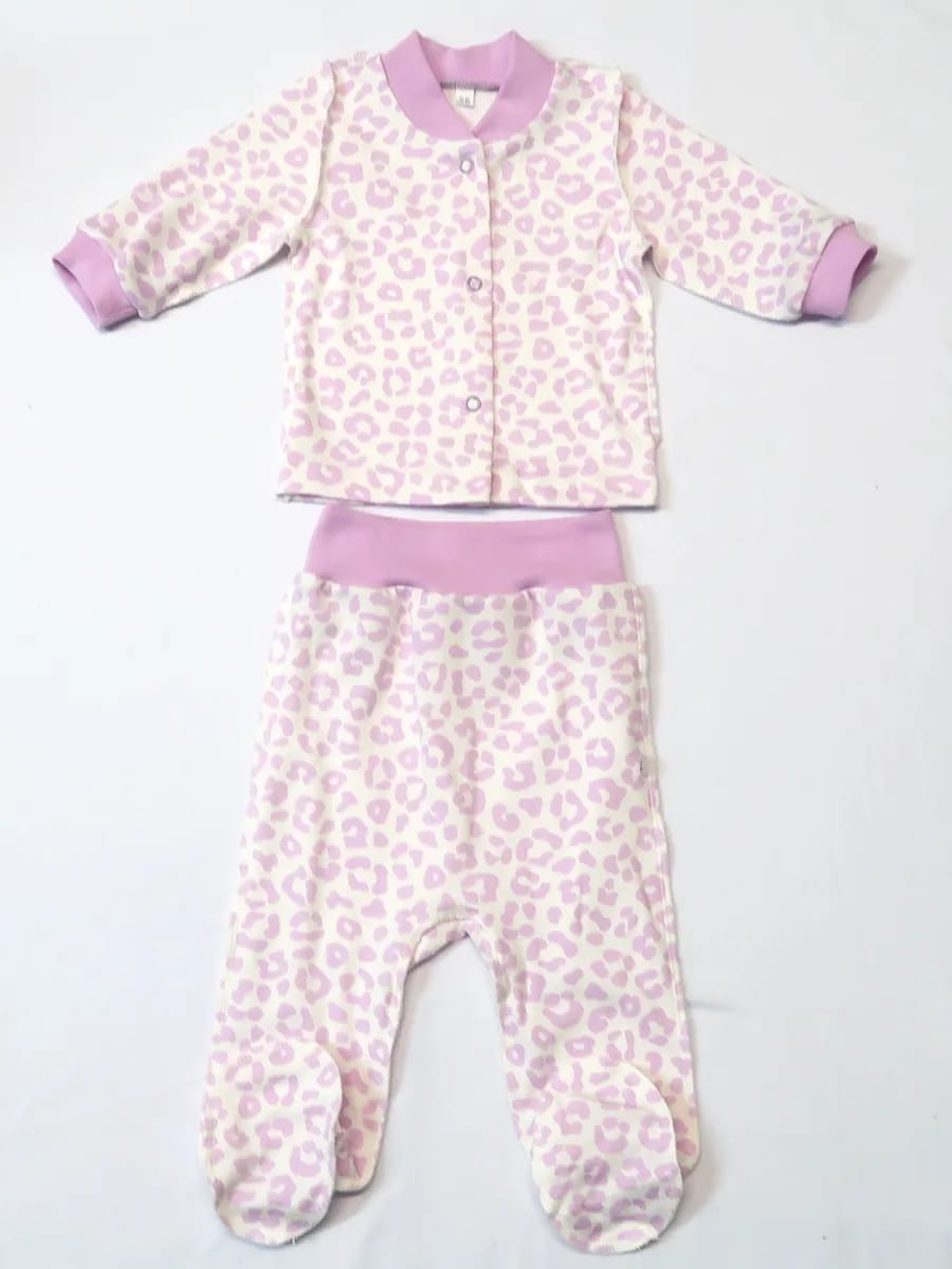 Кофточка и ползунки Рекантино 657-21 Сиреневый - фото 3