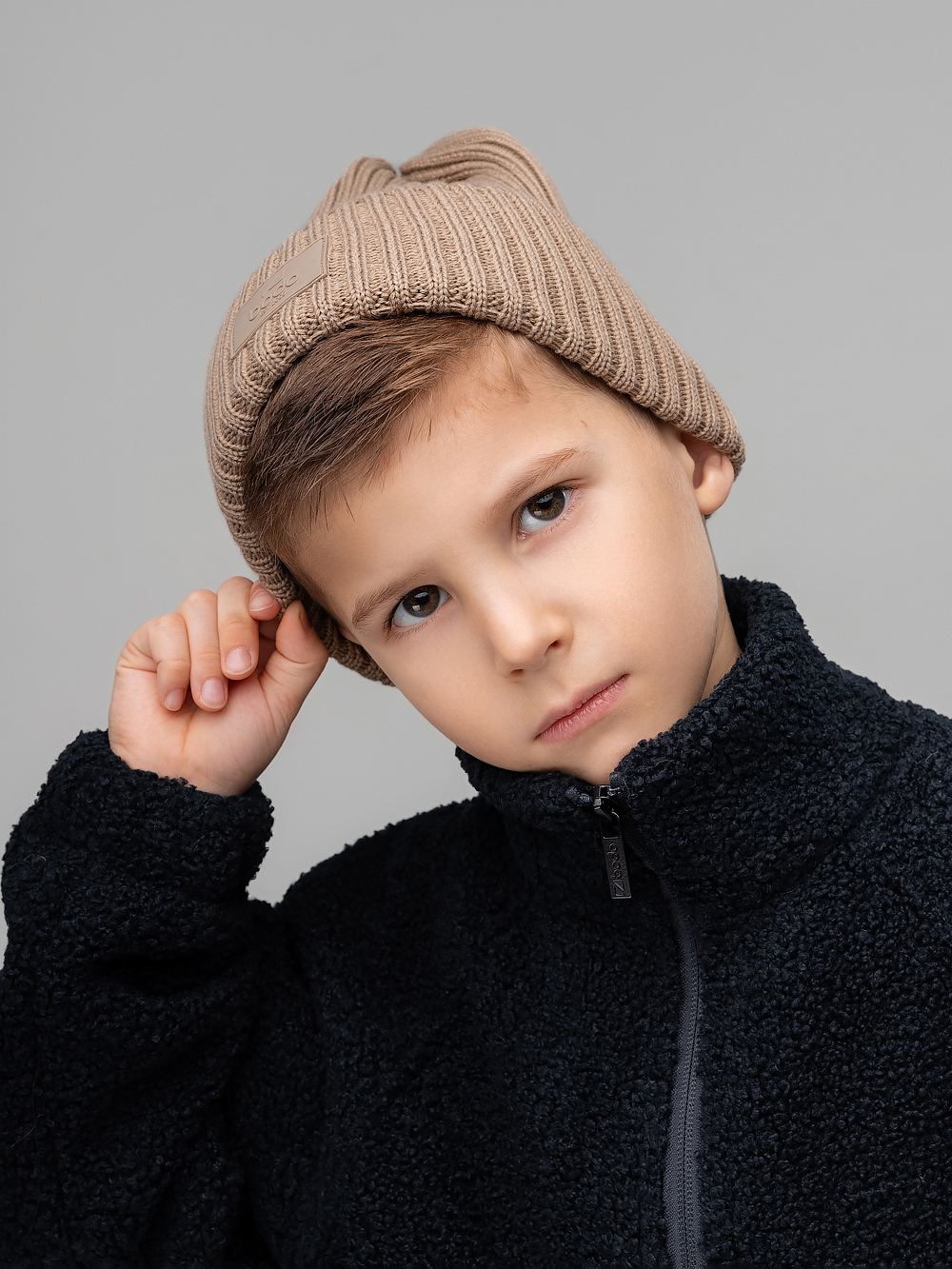 Шапка Bodo 10-363MU_бежевый - фото 2