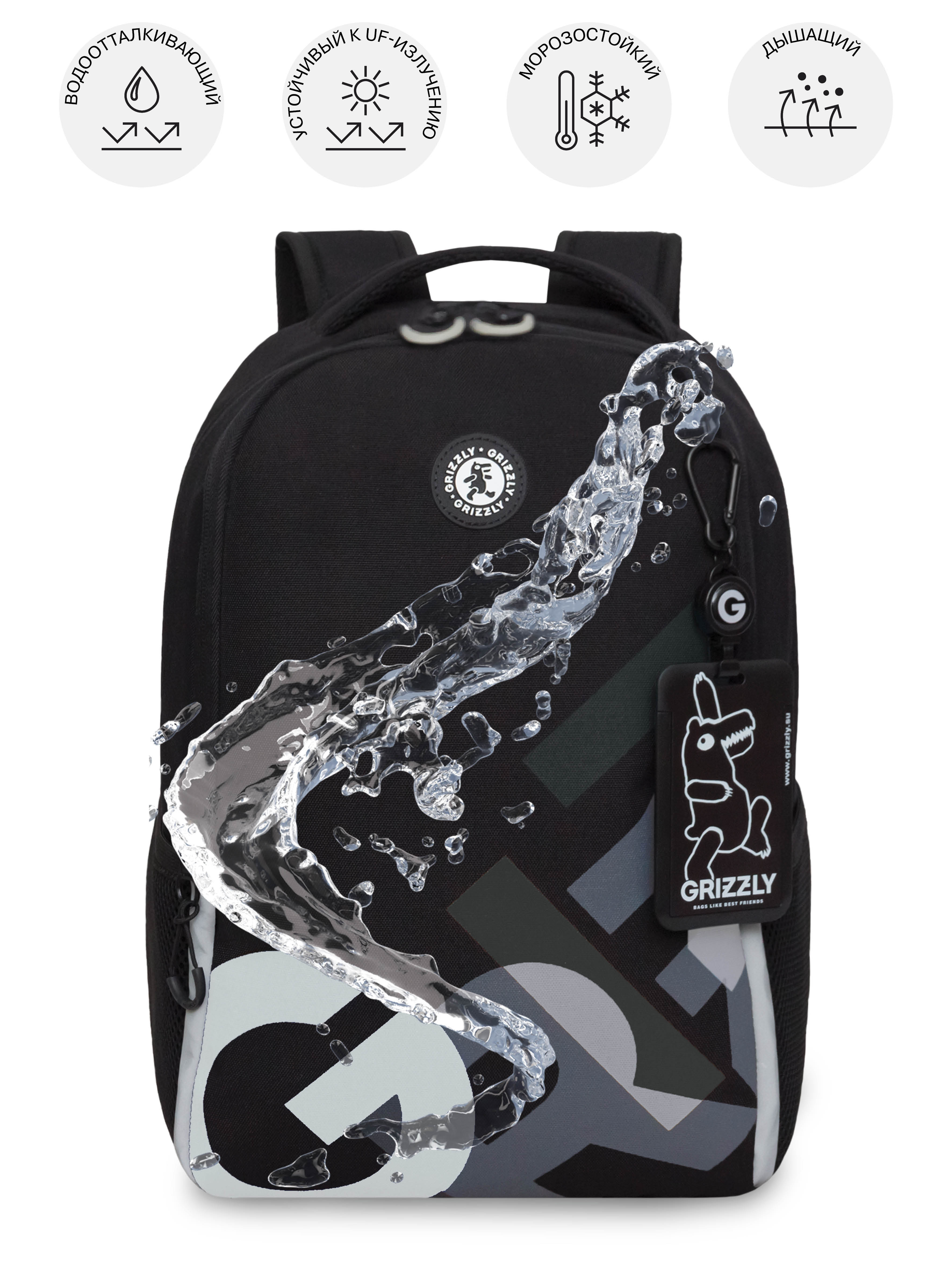 Рюкзак Grizzly Лого - фото 9