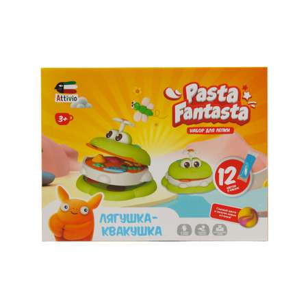 Тесто для лепки Attivio Лягушка 12 цв.