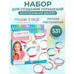 Набор для творчества Make it Real плетение Браслеты Летнее настроение