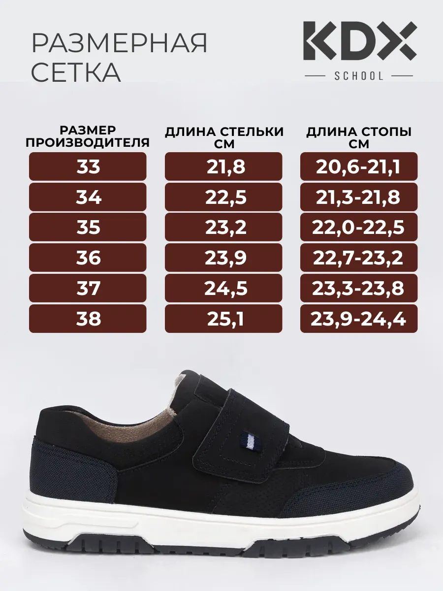 Туфли KDX MUSC-03 navy - фото 10
