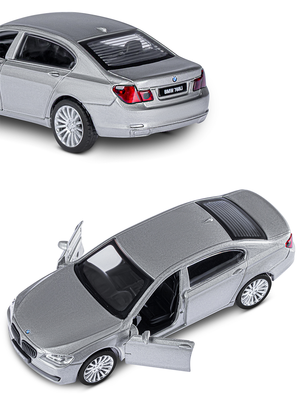 Автомобиль АВТОпанорама BMW 760 LI 1:46 JB1251261 - фото 9