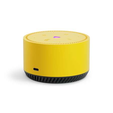 Умная колонка Яндекс Станция Лайт с Алисой лимон YNDX-00025Y