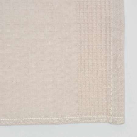 Полотенце для кухни Spany Home Twill вафельное 35*60см Бежевый