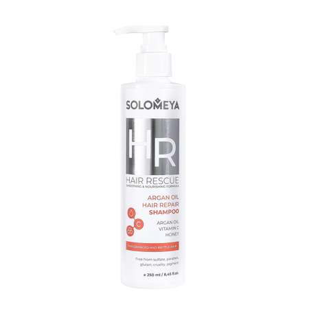 Шампунь SOLOMEYA Argan Oil Hair Repair Shampoo 250 мл