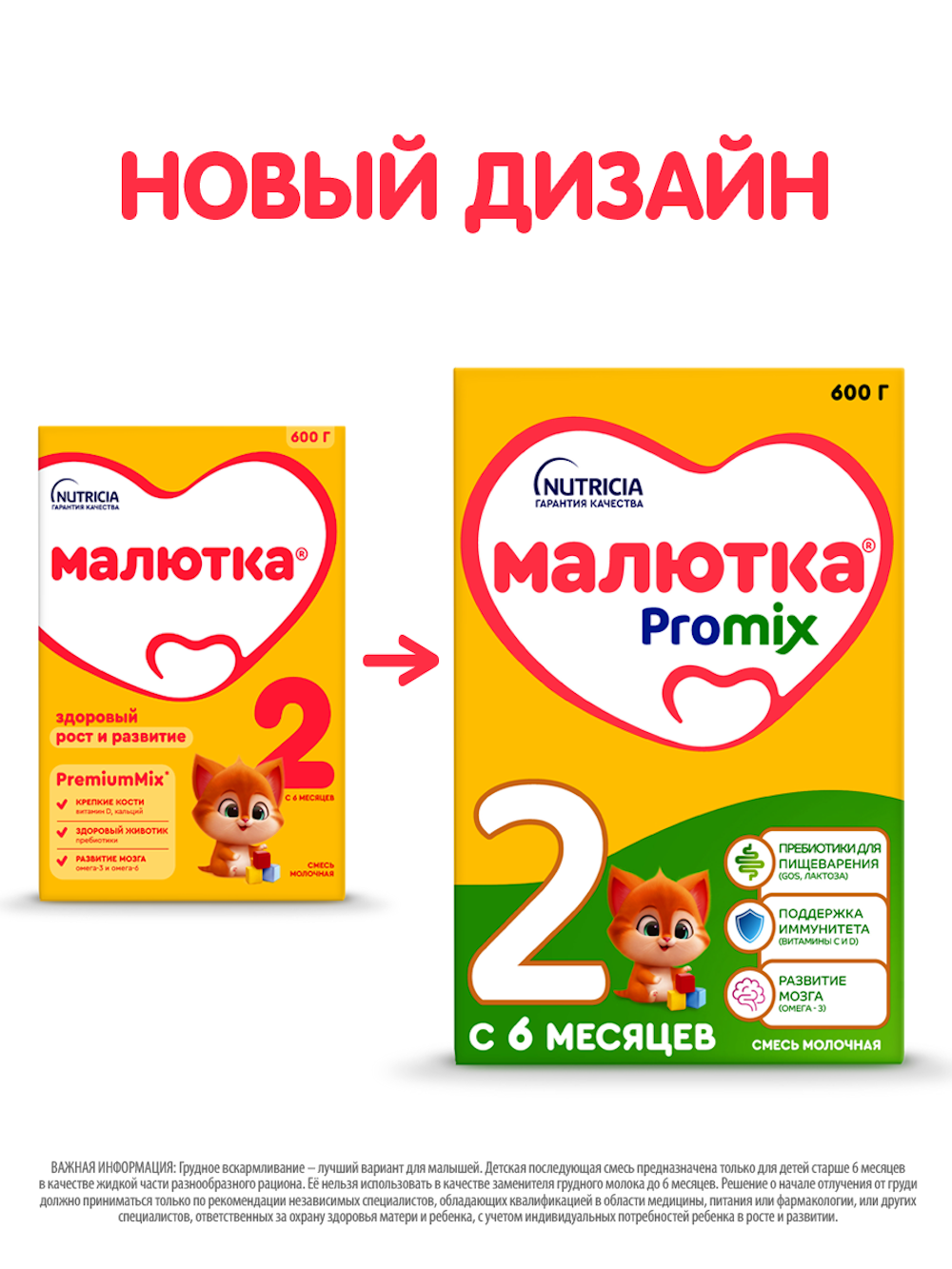 Смесь молочная сухая Малютка 2 600г с 6 месяцев - фото 2