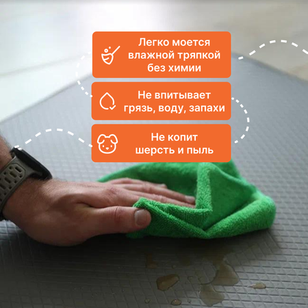 Ковер для животных Dfang нескользящий Шик 60х140х0.4см