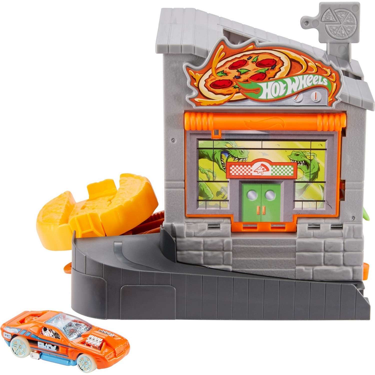 Трек Hot Wheels Подбрасывание пиццы FRH28 - фото 4