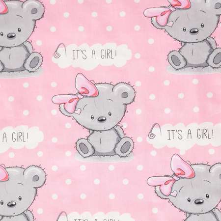 Простыня LoveLife на резинке Its a girl