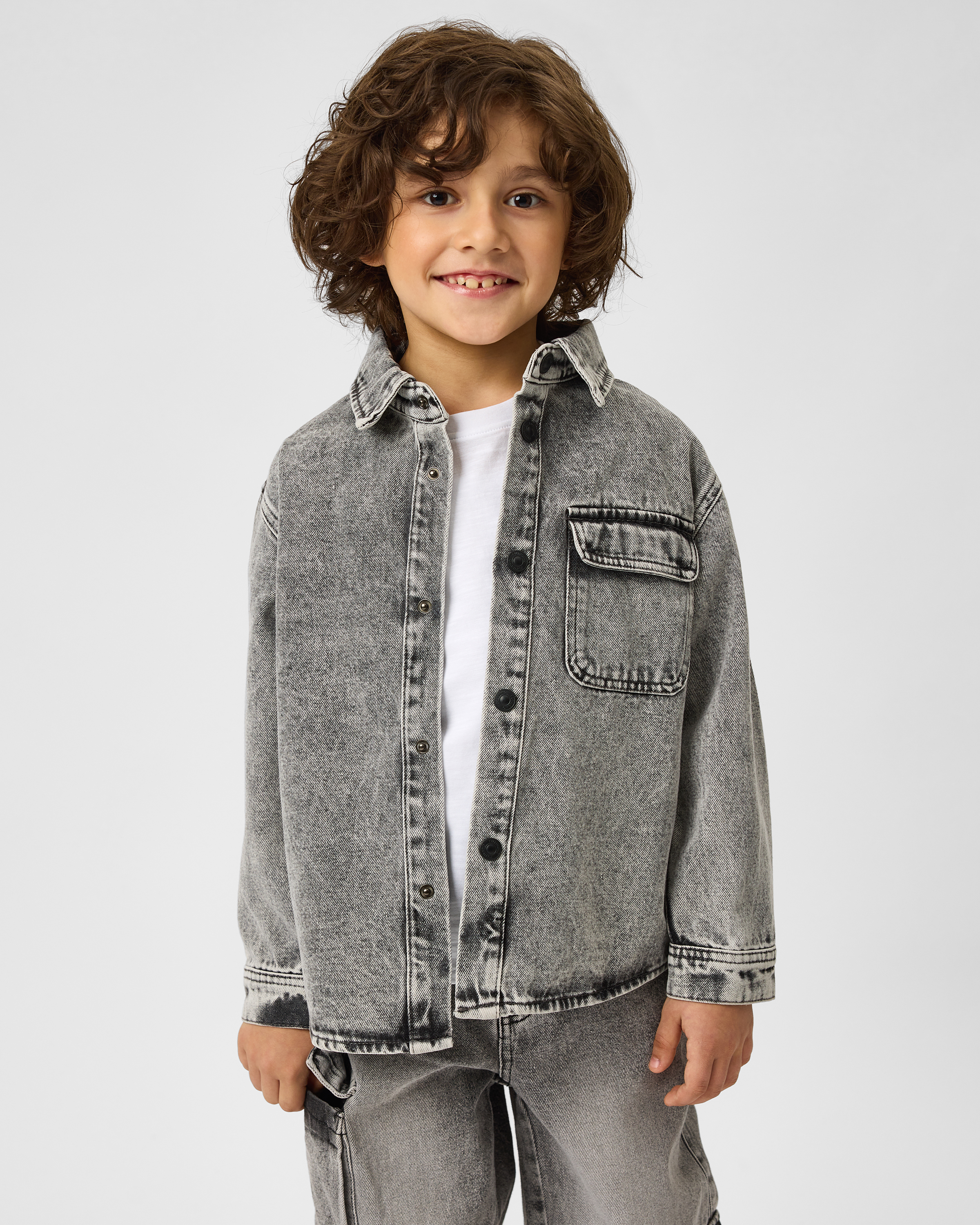 Джинсовая рубашка Futurino S26FU1-B366kb-GG - фото 1