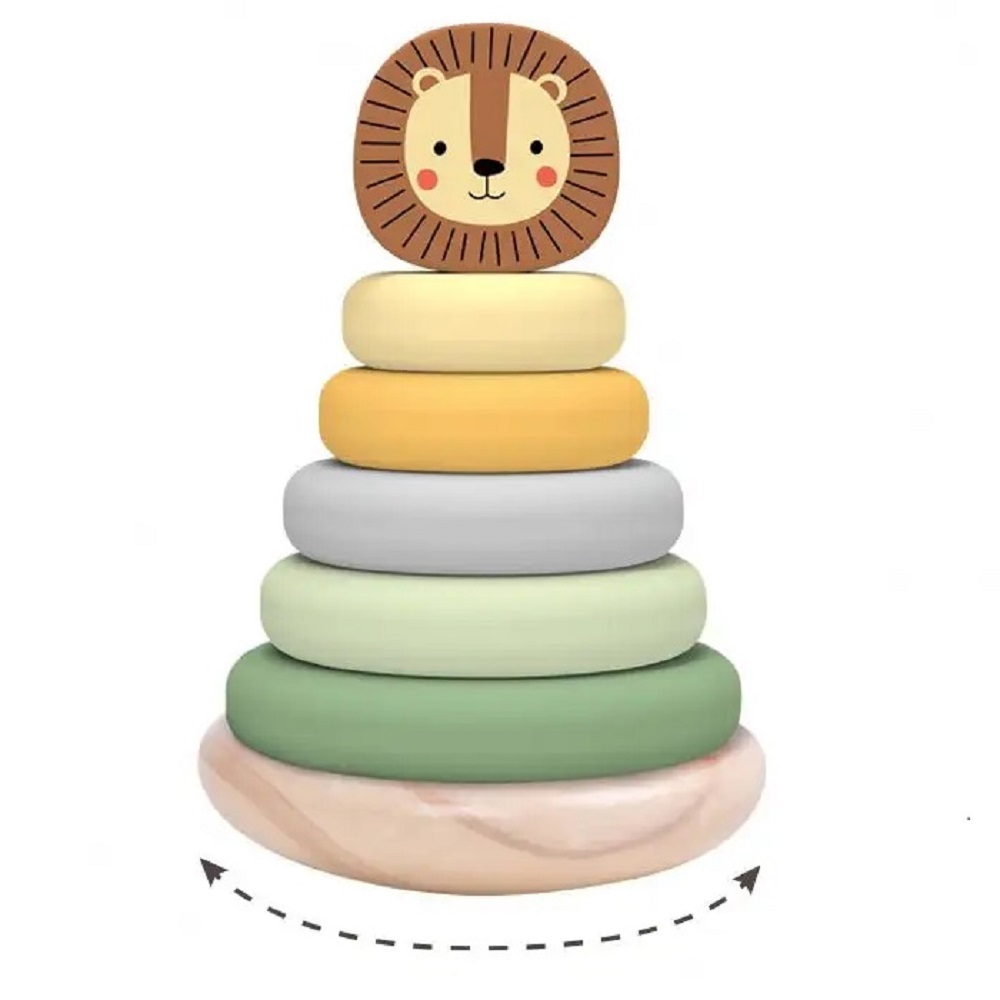 Игрушка Tooky Toy пирамидка - фото 6