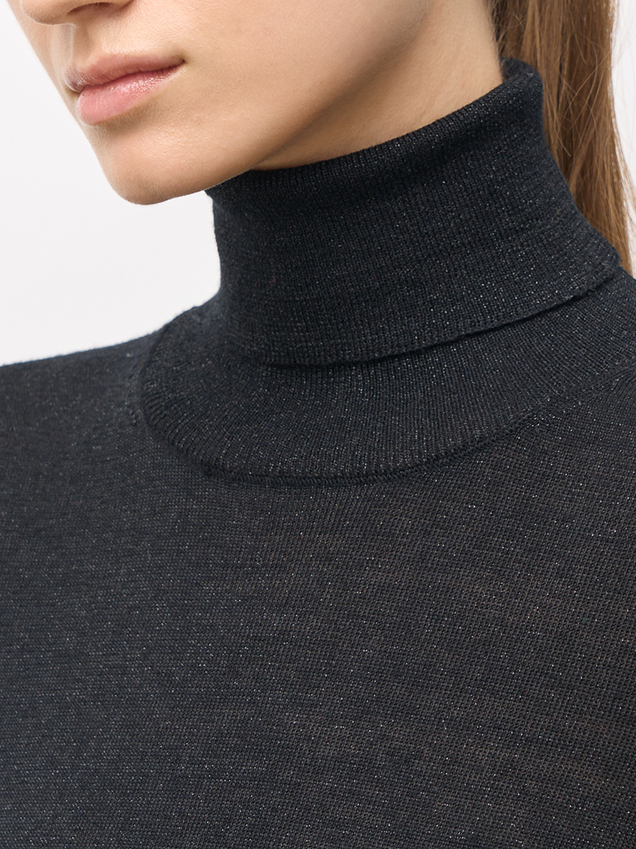 Водолазка Baon B2223505/BLACK - фото 5