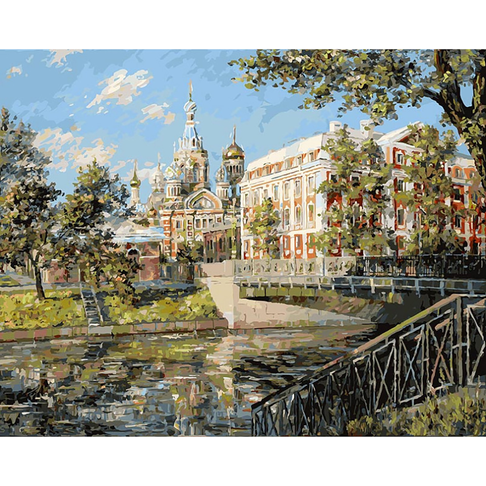 Картина по номерам Белоснежка Утро на Мойке - фото 1