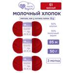 Пряжа для вязания Люблю Вязать 50г 95м 3шт