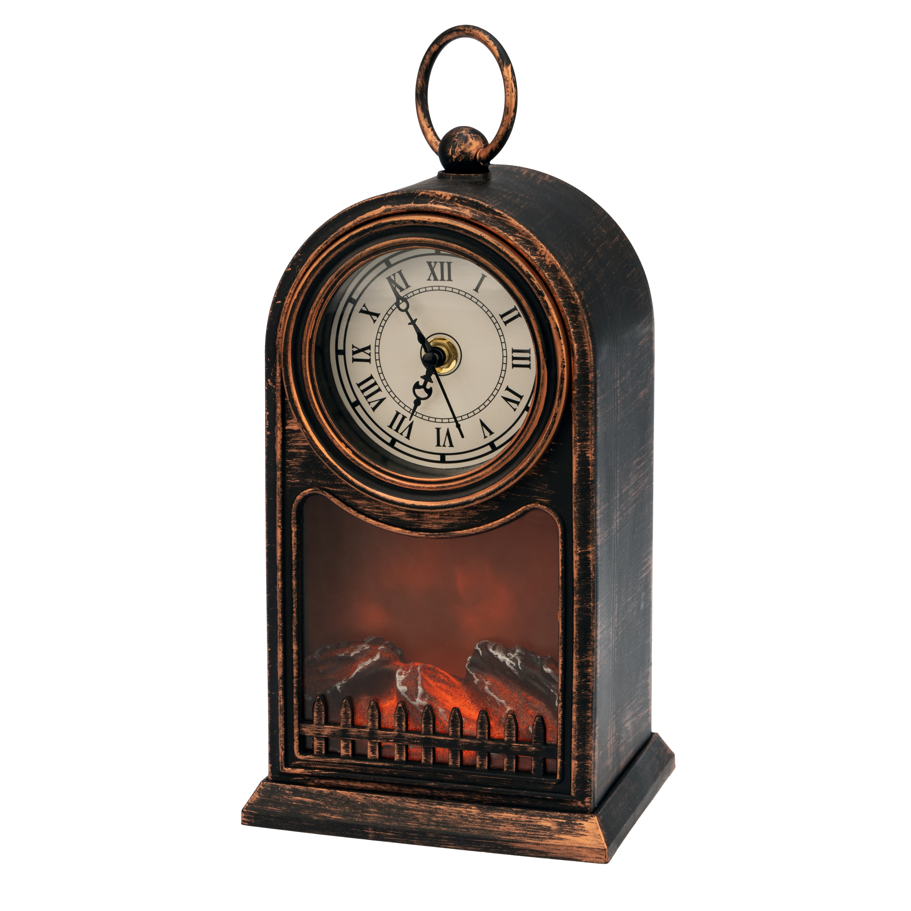 Светодиодный светильник NEON-NIGHT «Старинные часы» USB + батарейки с эффектом живого огня - фото 11