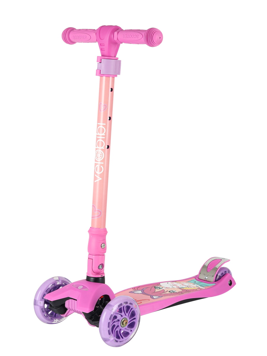 Самокат Velobibi трехколесный - фото 1
