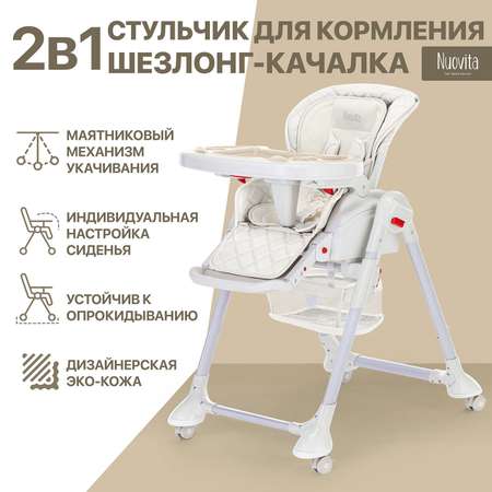 Стульчик для кормления Nuovita Tutela белый