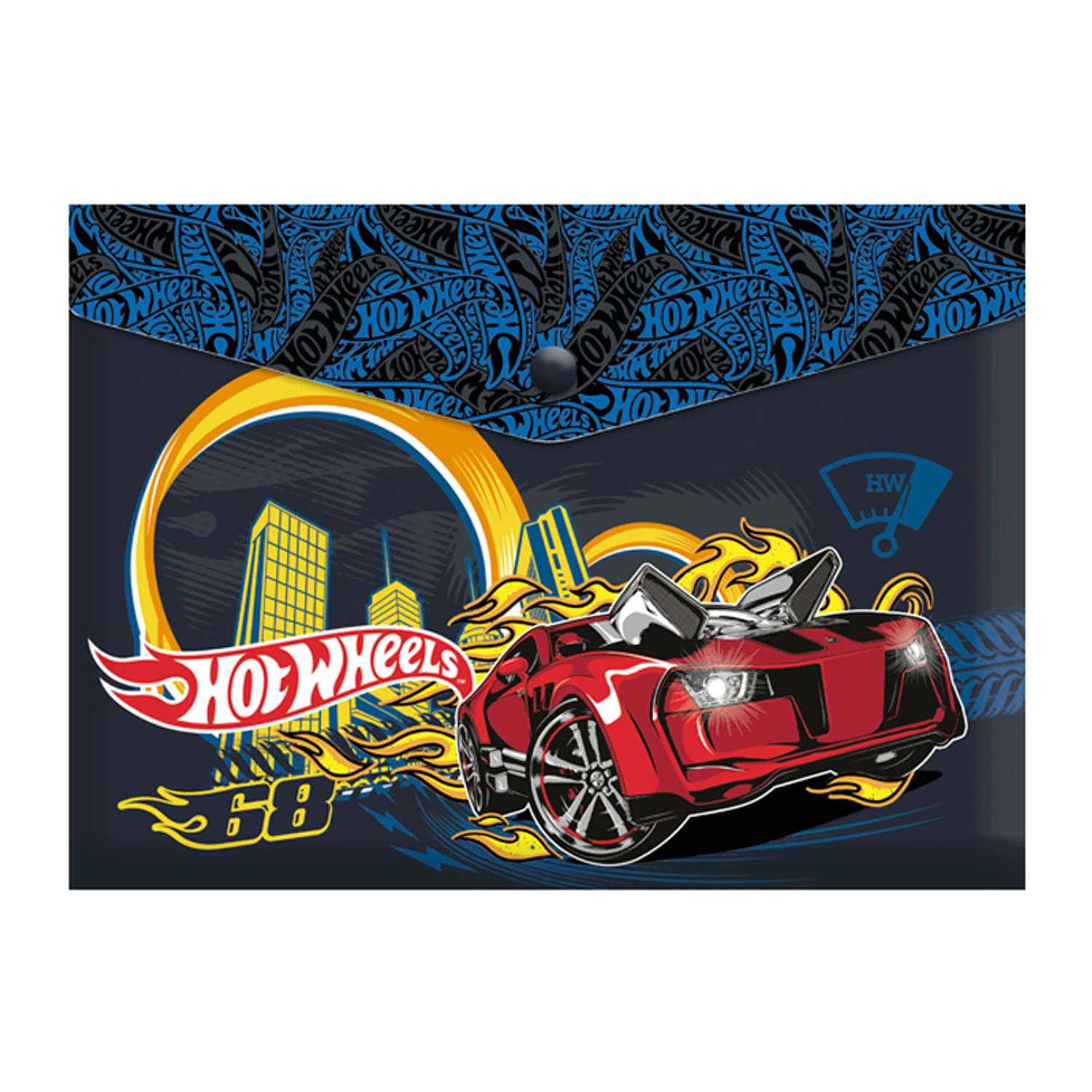 Папка-конверт Hot Wheels - фото 1