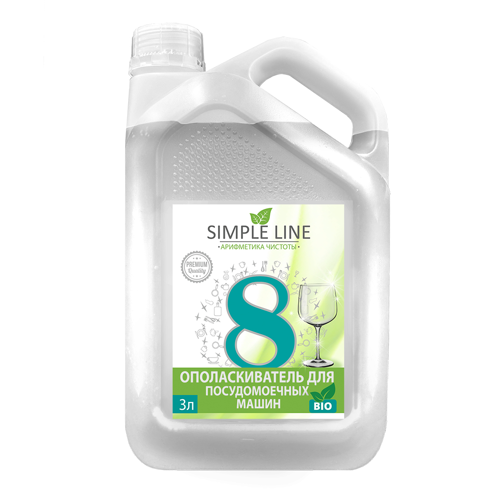 Средство для мытья посуды Simple Line Premium 3000 мл - фото 1