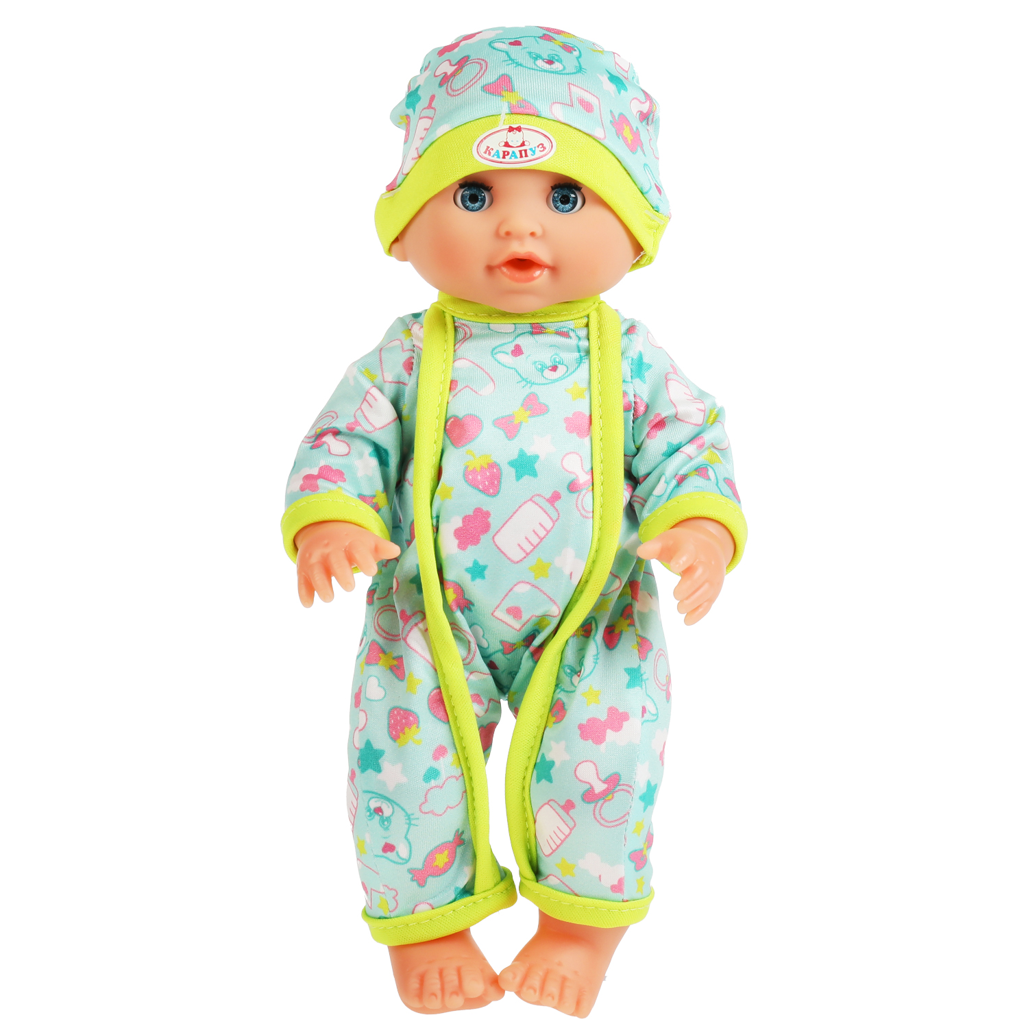 Кукла пупс Карапуз Барто Женечка высота 25 см 311513 - фото 4